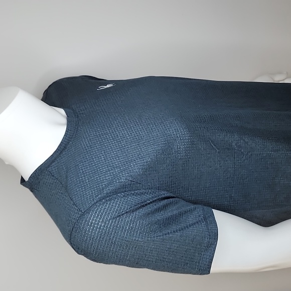 SPYDER ACTIVE MEN'S LARGE TSHIRT, CHARCOAL COLOR - Picture 2 of 9